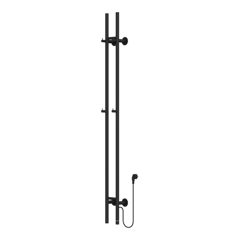 Elektrisk Håndklædetørrer Andania 13x150 cm 120W Sort Mat