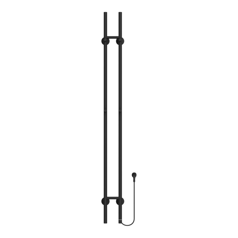 Elektrisk Håndklædetørrer Andania 13x150 cm 120W Sort Mat