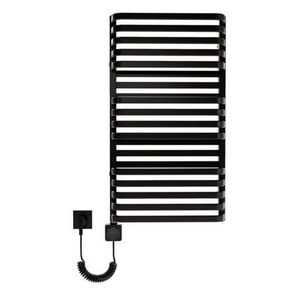 Elektrisk Håndklædetørrer Plus New 93,4x53 cm Mat Sort 600W