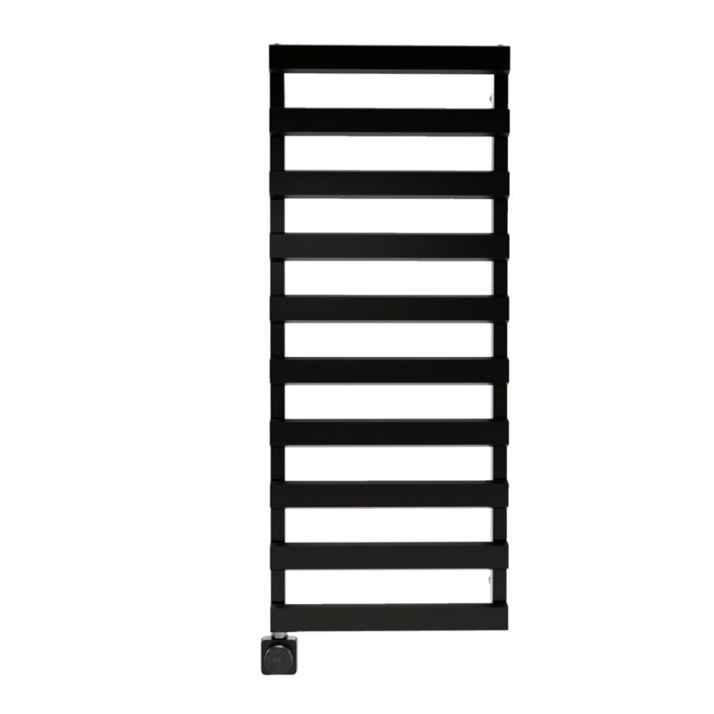Elektrisk Håndklædetørrer Scala New 123x50 cm Sort Mat 400W