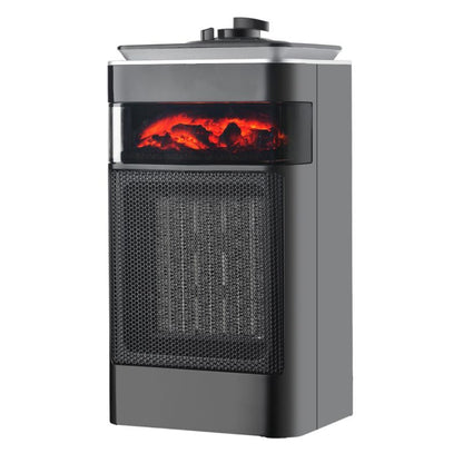 Varmeblæser Vlaneo 1500W Sort med Termostat