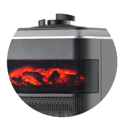 Varmeblæser Vlaneo 1500W Sort med Termostat
