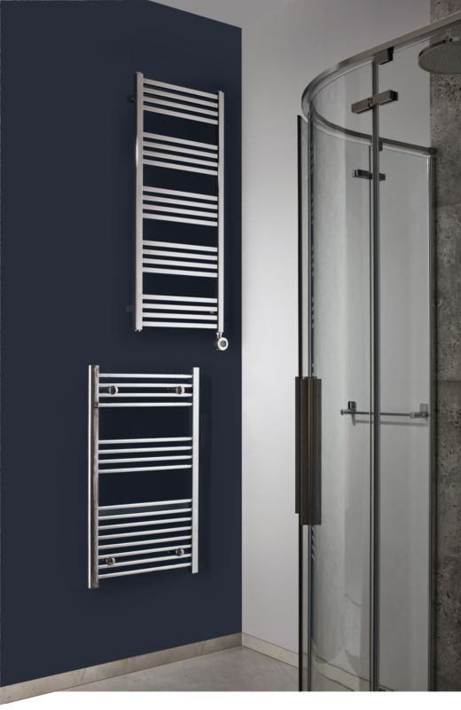 Elektrisk Håndklædetørrer Duala 45x105 cm 400W Krom