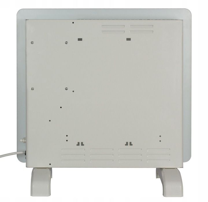 Glaskonvektor 1000W Hvid med Fjernbetjening