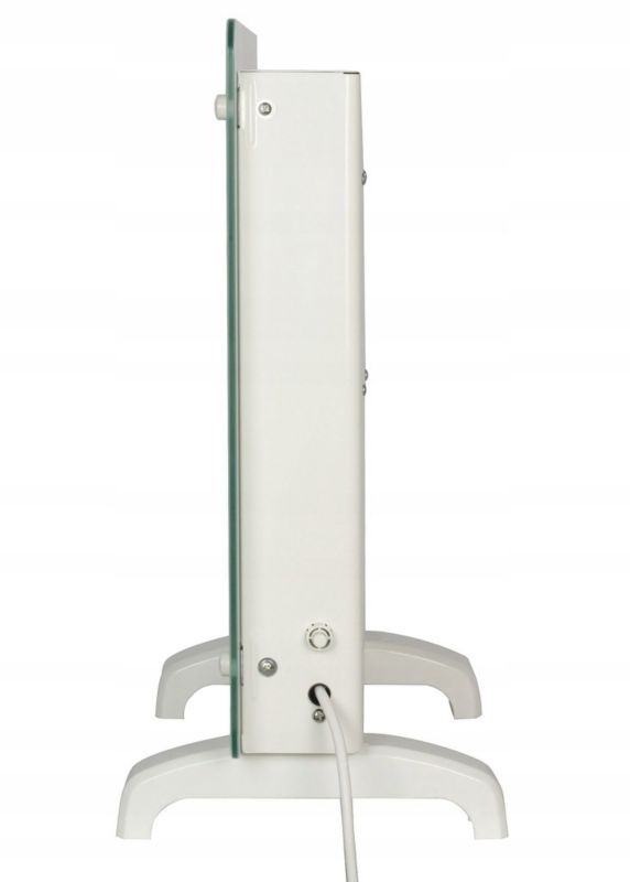 El-radiator Glas 1500W Hvid med Fjernbetjening