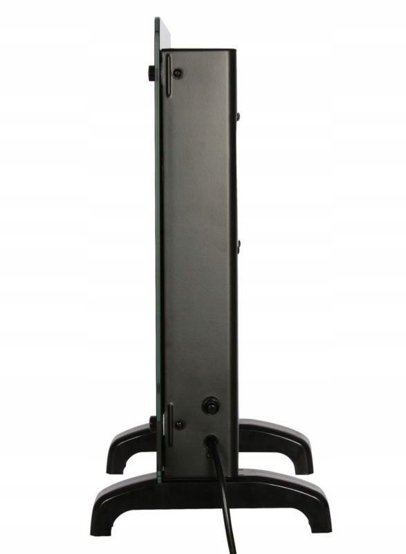 Glasradiator 1500W Sort med Fjernbetjening | 4250373249742