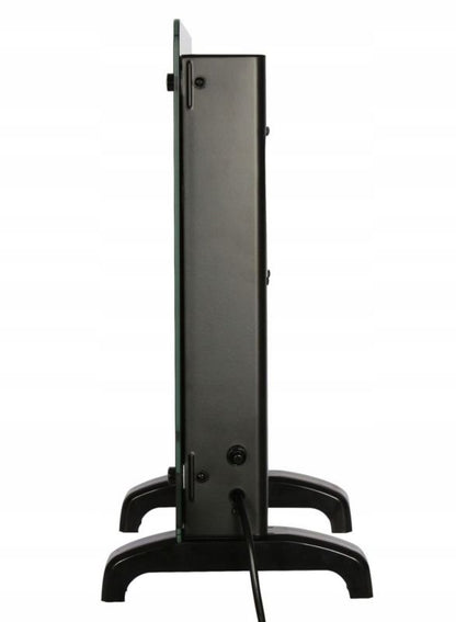 Glasradiator 1500W Sort med Fjernbetjening | 4250373249742