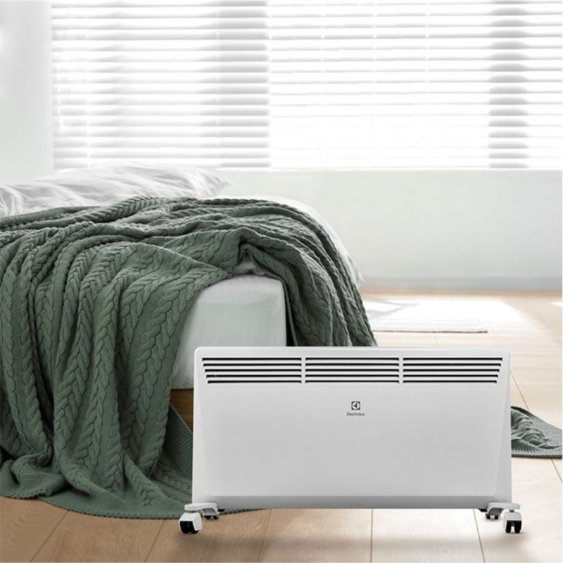 El-radiator 2000W 80x40,5 cm Hvid