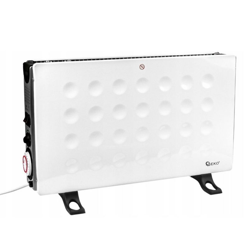 Konvektor Radiator 2000W med Termostat Hvid | DL06D