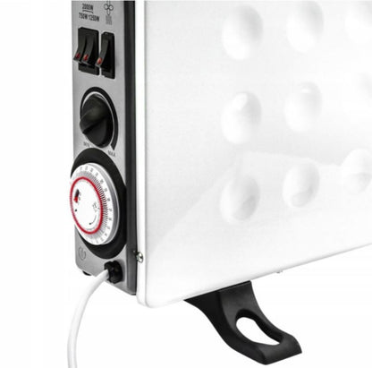 Konvektor Radiator 2000W med Termostat Hvid | DL06D