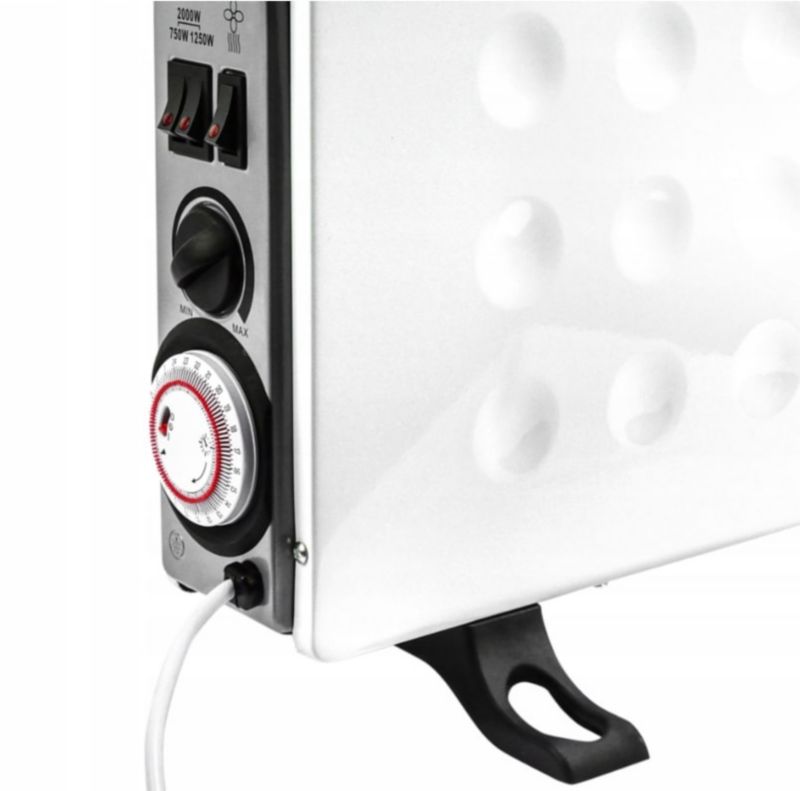 Konvektor Radiator 2000W med Termostat Hvid | DL06D