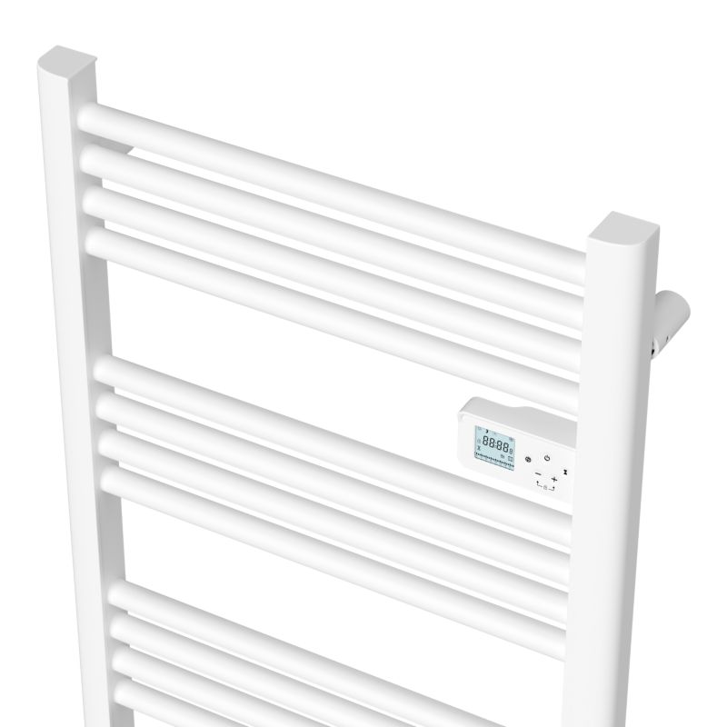 Elektrisk Håndklædetørrer Melton 96x54 cm 500W Hvid