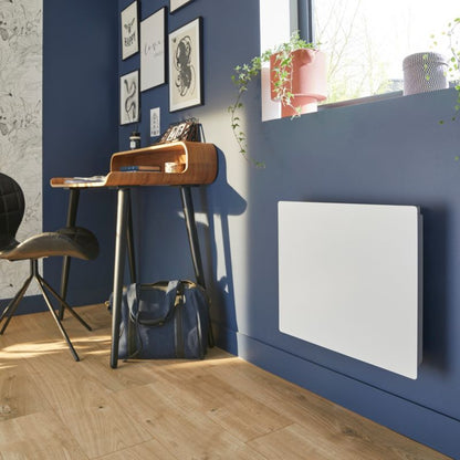 GoodHome Saris elektrisk radiator 1000 W hvid