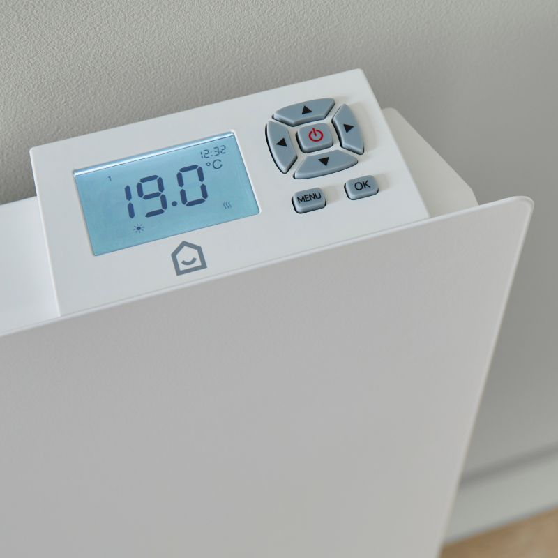 Elektrisk radiator GoodHome Saris 1500 W hvid