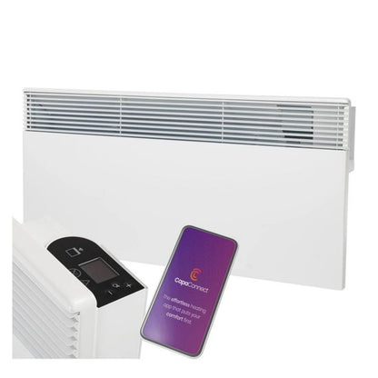 El-Radiator Konvektor 2500W Wi-Fi Hvid