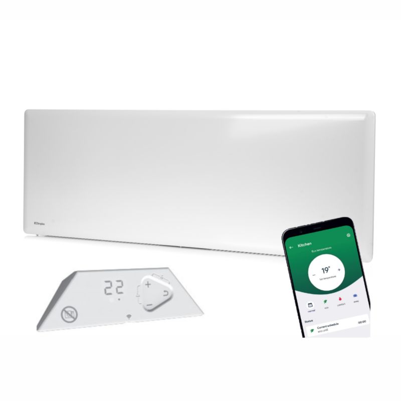 El-Konvektor DTD4R 20 2000W med Wi-Fi Hvid