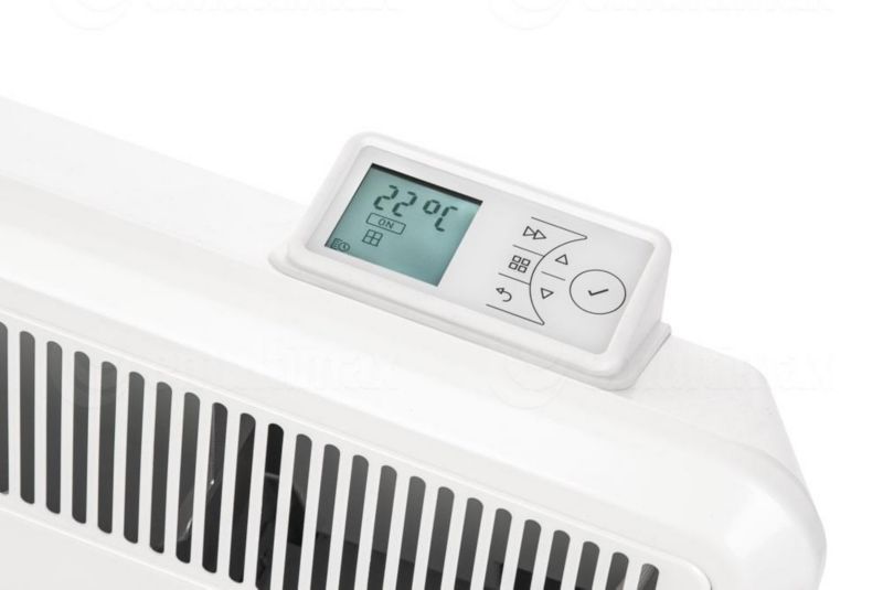 El-Konvektorradiator 1000W 62x43 cm Hvid PLX100E
