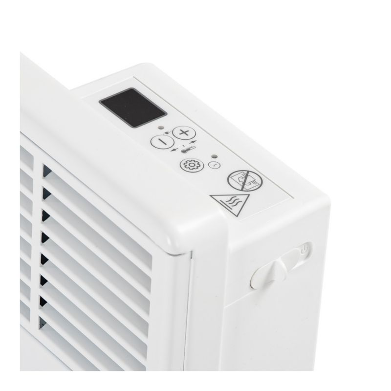 El-Konvektor BASIC D 2000W 74x44 cm Hvid IP24 | 3465700051030