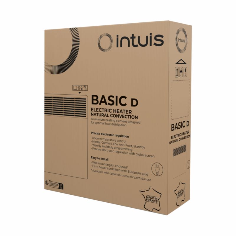 El-Konvektor BASIC D 2000W 74x44 cm Hvid IP24 | 3465700051030