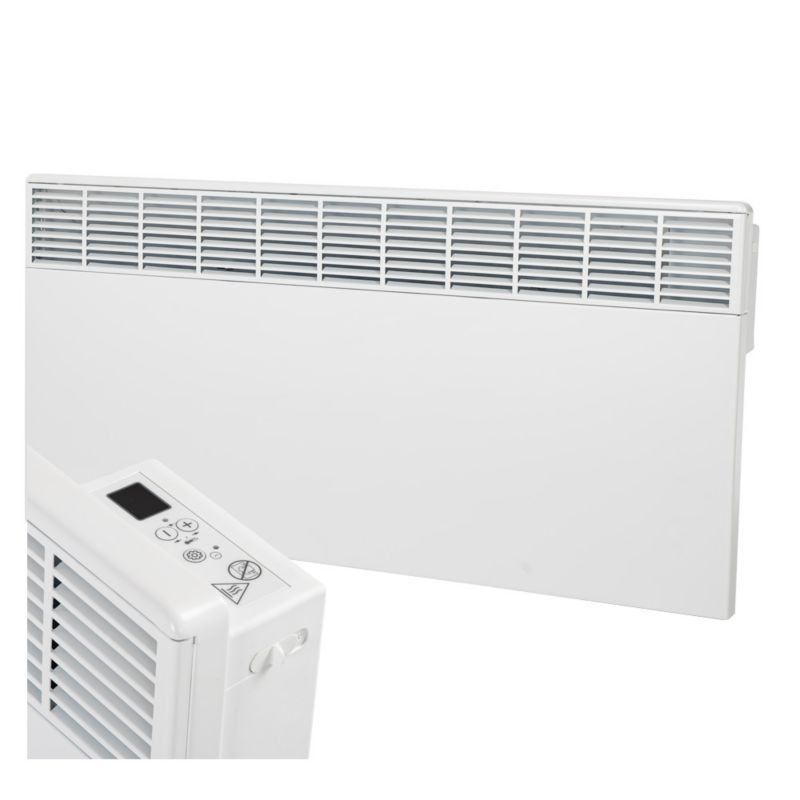 El-radiator Konvektor 2500W 90x44 cm Hvid IP24 BASIC D