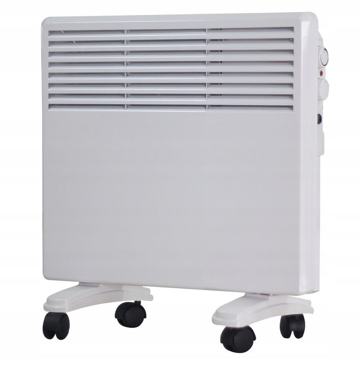 Elektrisk konvektorvarmer Kaltmann K-OK1000 10 m² 1000W hvid 1 stk.