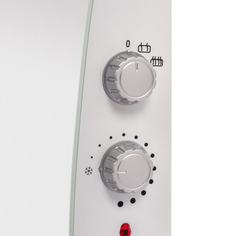 El-Konvektor 1500W Glas Hvid