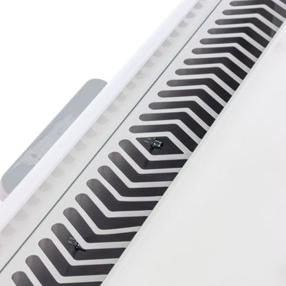 El-Konvektor 1500W Glas Hvid