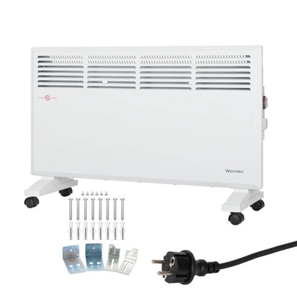 Konvektorradiator 2000W 73x40 cm Hvid EWN