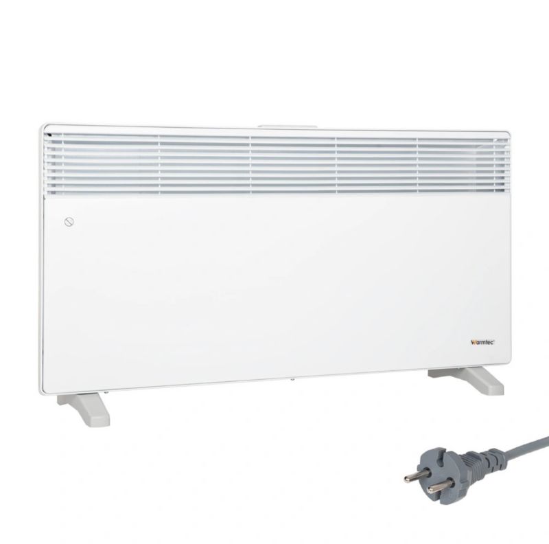 El-Konvektorradiator EWX 2500W 89x45 cm Hvid