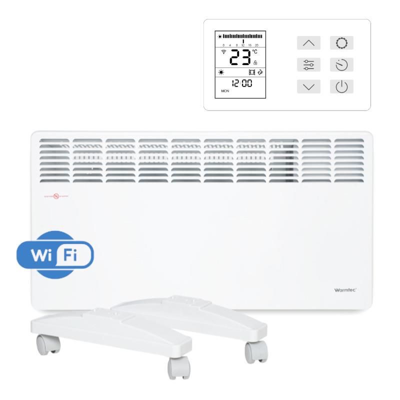 El-Konvektor EWE+ 2500W med WiFi IP24 Hvid