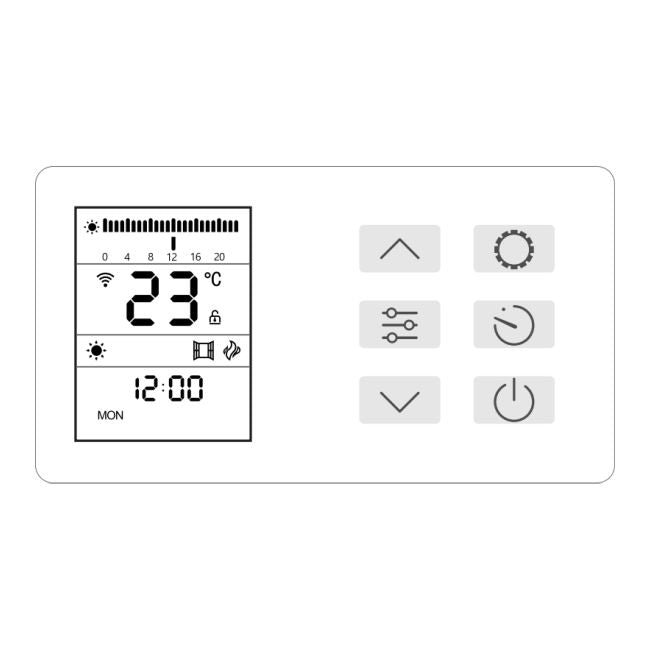 El-Konvektor EWE+ 2500W med WiFi IP24 Hvid