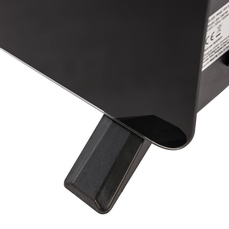 El-Konvektor Glas 1500W GH-1601M Sort