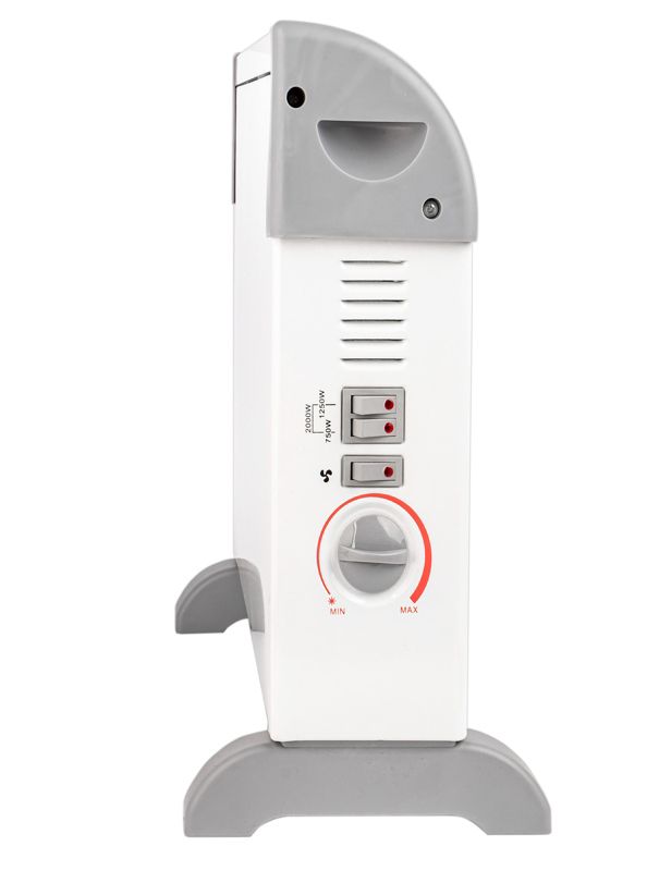 Konvektorradiator CH-2000MT 2000W Hvid med Blæser