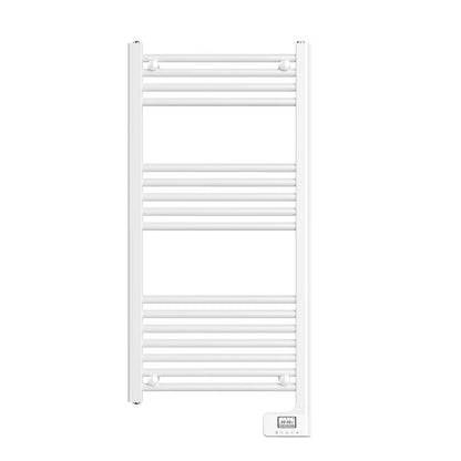 Elektrisk Håndklædetørrer 50x98 cm Hvid med Termostat 500W