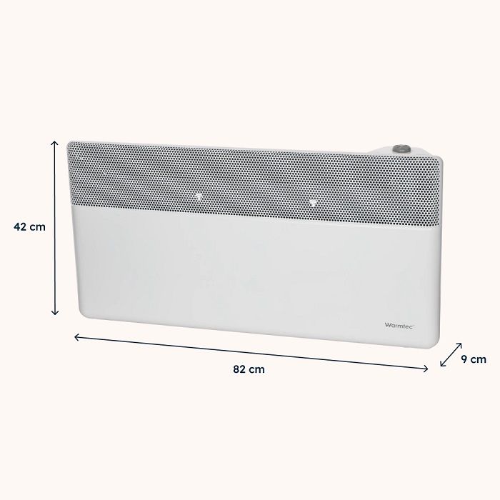 Konvektor Radiator 2000W 80x42 cm Hvid EGB-20