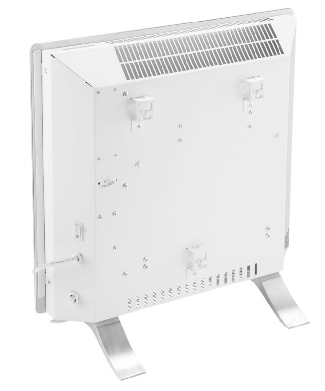 Elektrisk Konvektorradiator 1000W Glas IP24 | 5907558447590