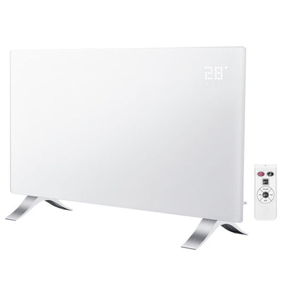 Elektrisk Konvektorradiator 2000W IP24 Hærdet Glas
