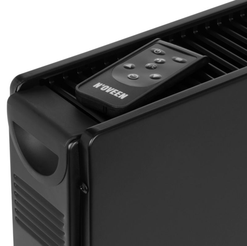 Konvektorradiator CH7100 LCD 2000W 60x21x37,5 cm Sort