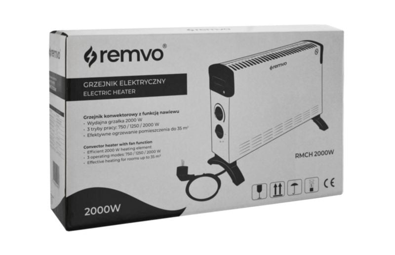 Konvektor Radiator RMCH 2000W 53,5x32,5 cm Hvid
