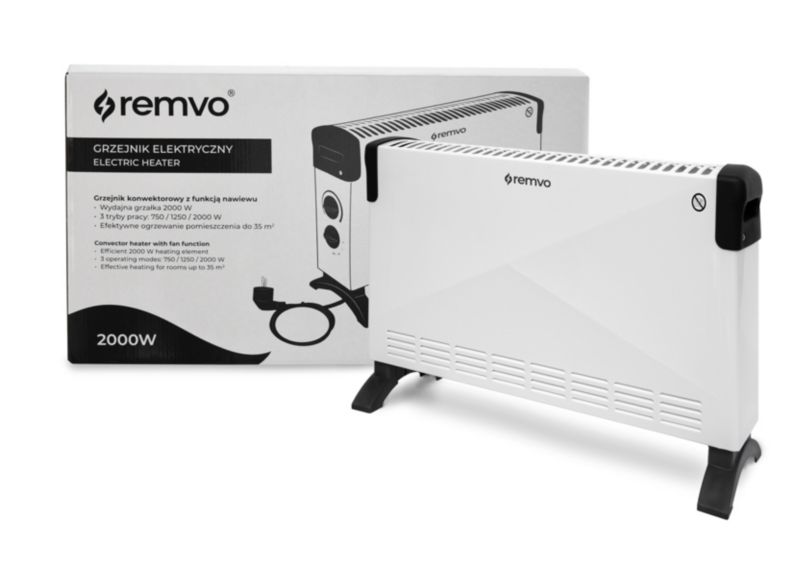 Konvektor Radiator RMCH 2000W 53,5x32,5 cm Hvid