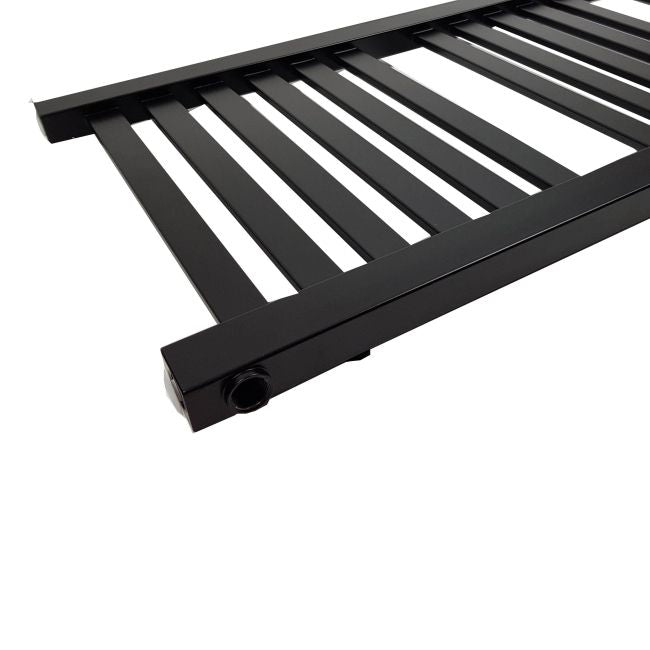 Badeværelsesradiator Beryl 115 x 44 cm mat-sort