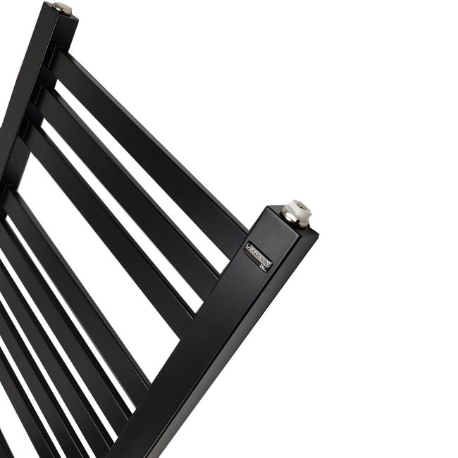 Badeværelsesradiator Beryl 115 x 44 cm mat-sort