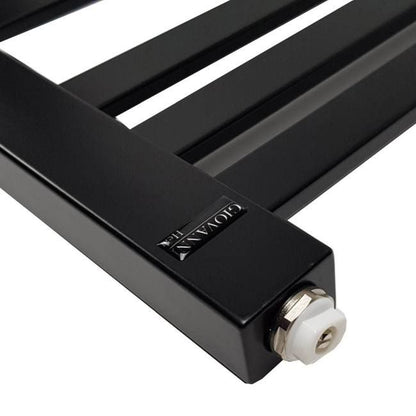 Badeværelsesradiator Beryl 115 x 44 cm mat-sort