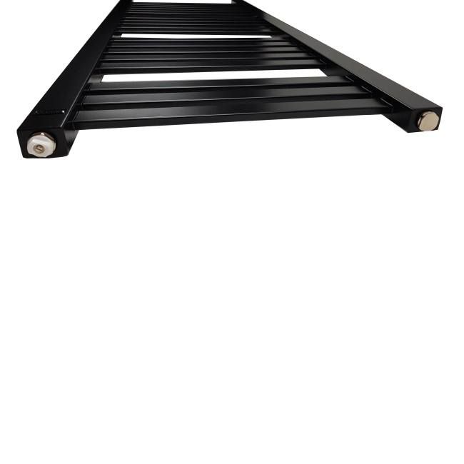 Badeværelsesradiator Beryl 115 x 44 cm mat-sort