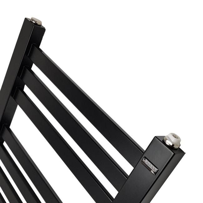 Badeværelsesradiator Beryl 75 x 44 cm mat-sort