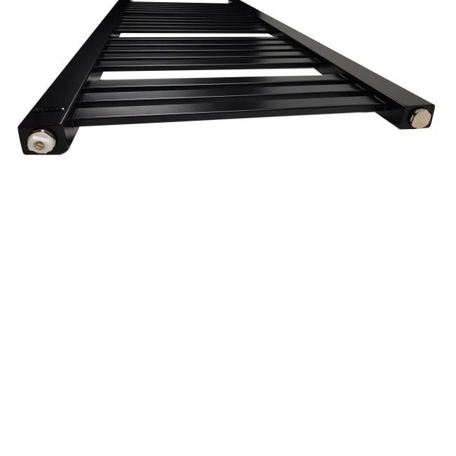 Badeværelsesradiator Beryl 95 x 43 cm mat-sort