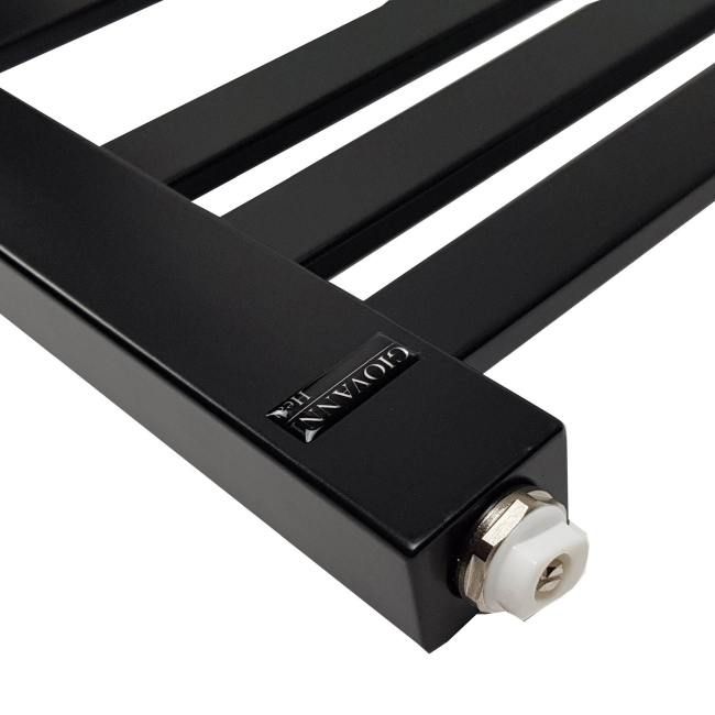Badeværelsesradiator Beryl 95 x 43 cm mat-sort