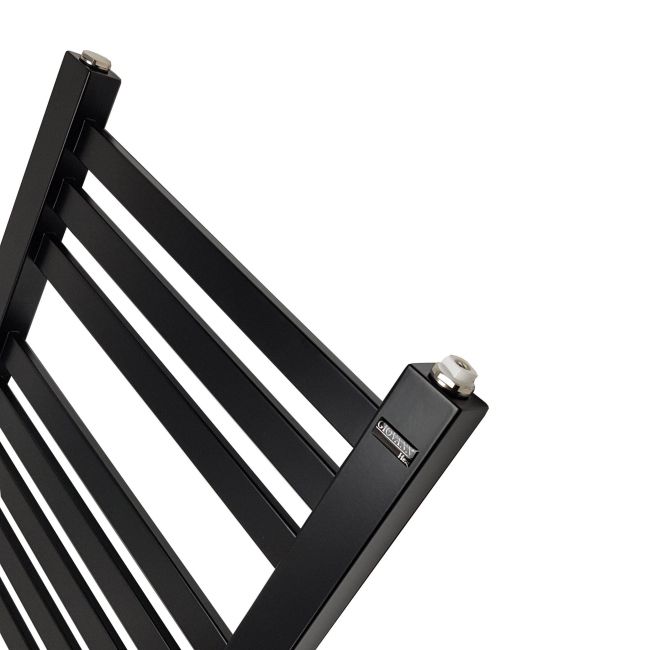 Badeværelsesradiator Beryl 95 x 43 cm mat-sort