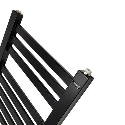 Badeværelsesradiator Beryl 95 x 43 cm mat-sort