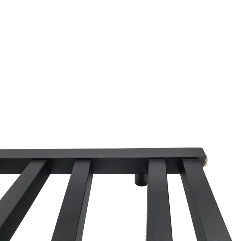 Badeværelsesradiator Cyrkon 119 x 50 cm mat sort